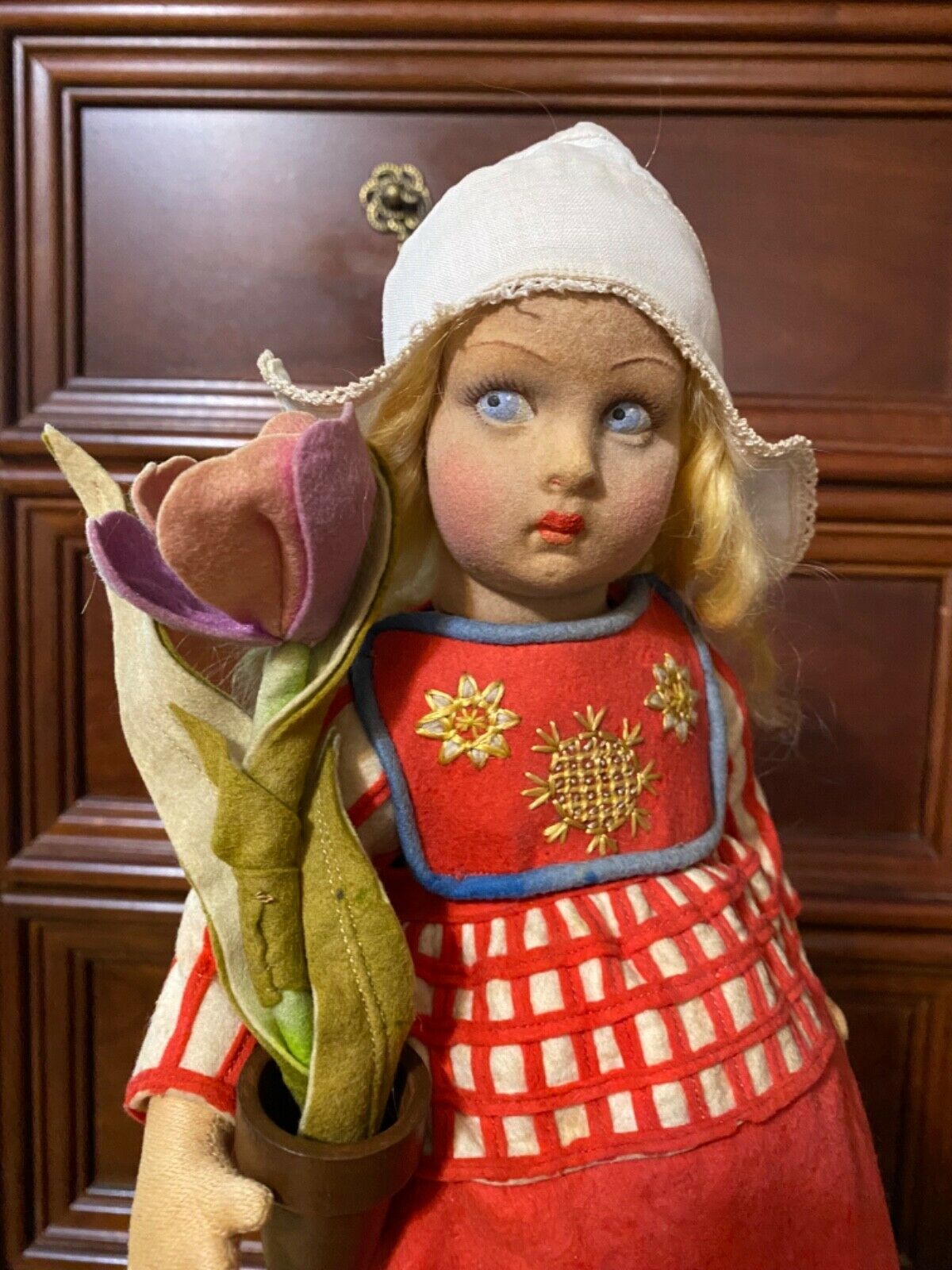 Lenci 14.5” Doll Rare Dutch Costume With Tags
